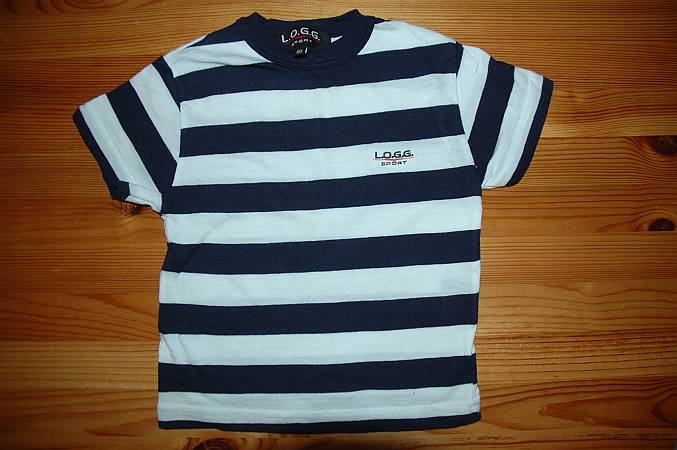 352.Stripet T-shirt - 80, 15 kr