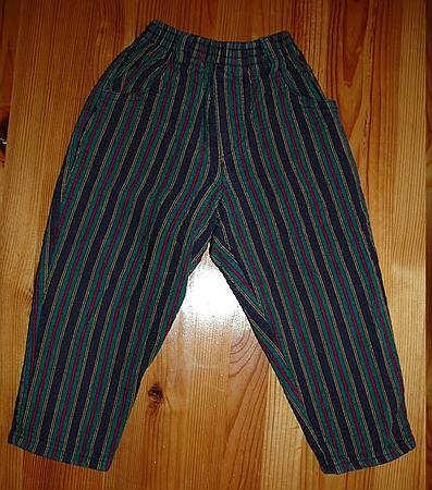 81.Stripete bukse - 80-86, 15 kr